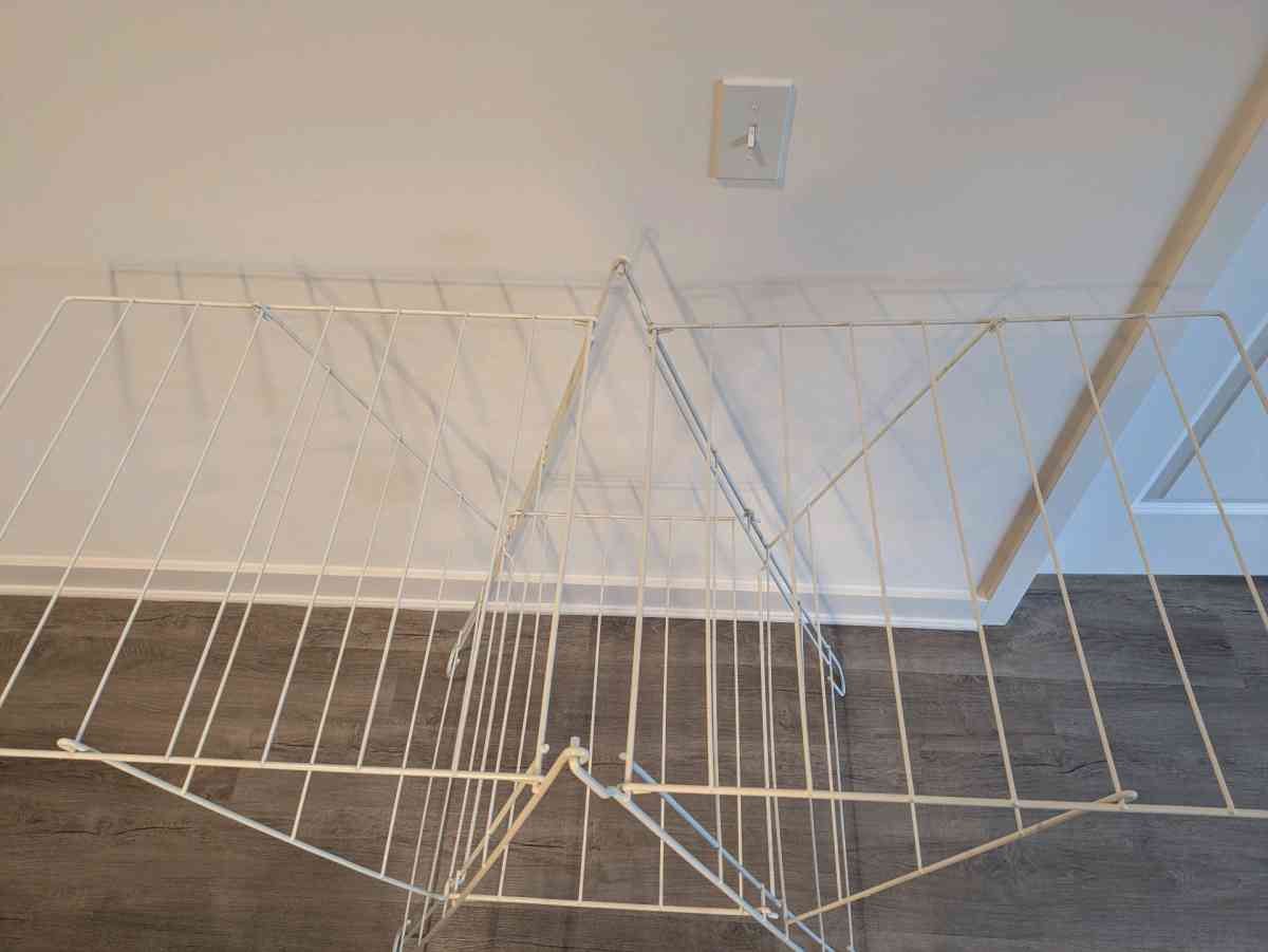 IKEA FROST White Foldable Clothes Drying Rack - Chicago, Illinois - FleaMarketBay