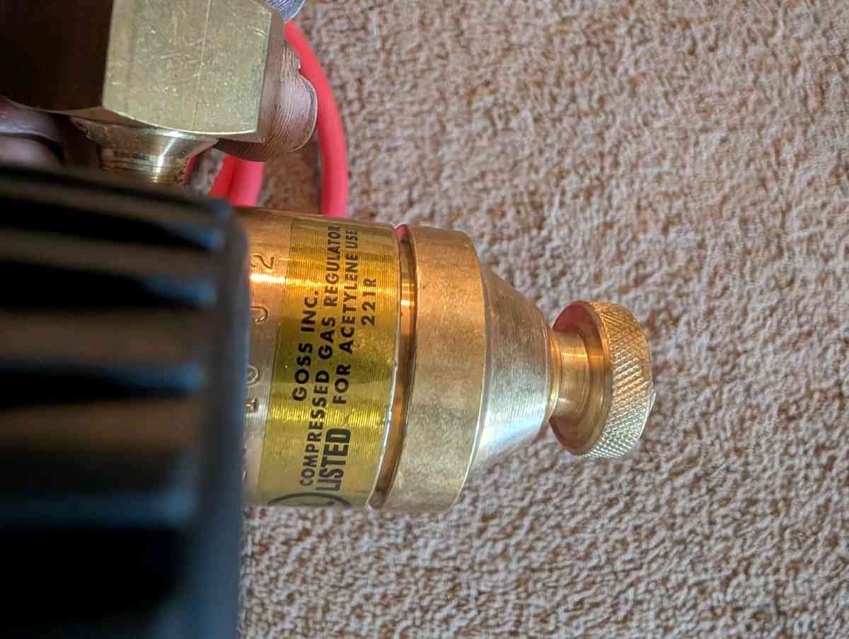 BRAND NEW GOSS Acetylene Torch Kit  Regulator Gauge 12ft Hos - Bennett, North Carolina - FleaMarketBay