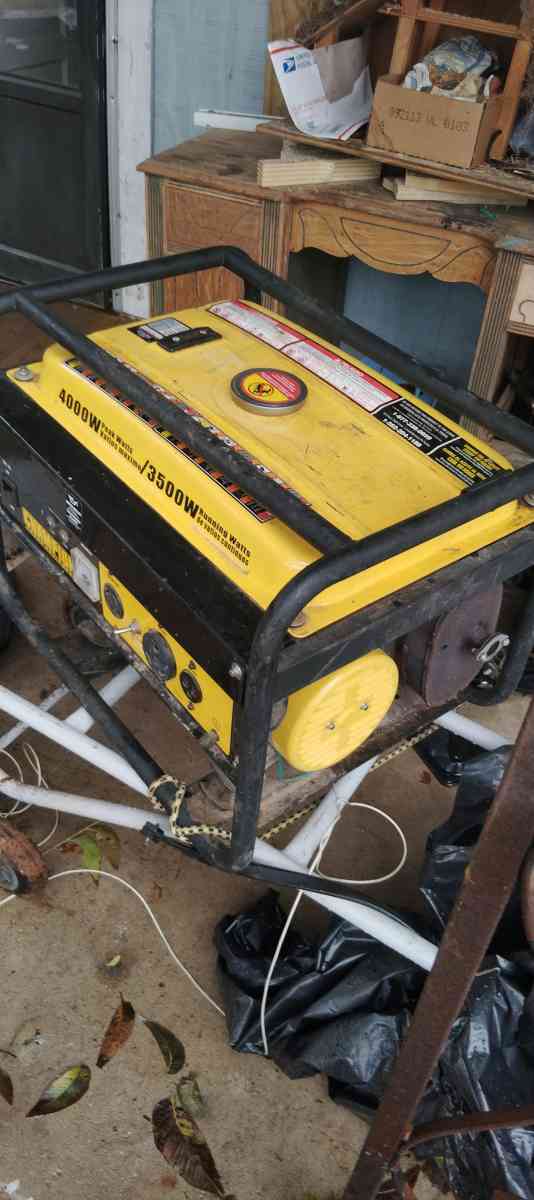 Champion 4500W Generator - Alamance, North Carolina - FleaMarketBay