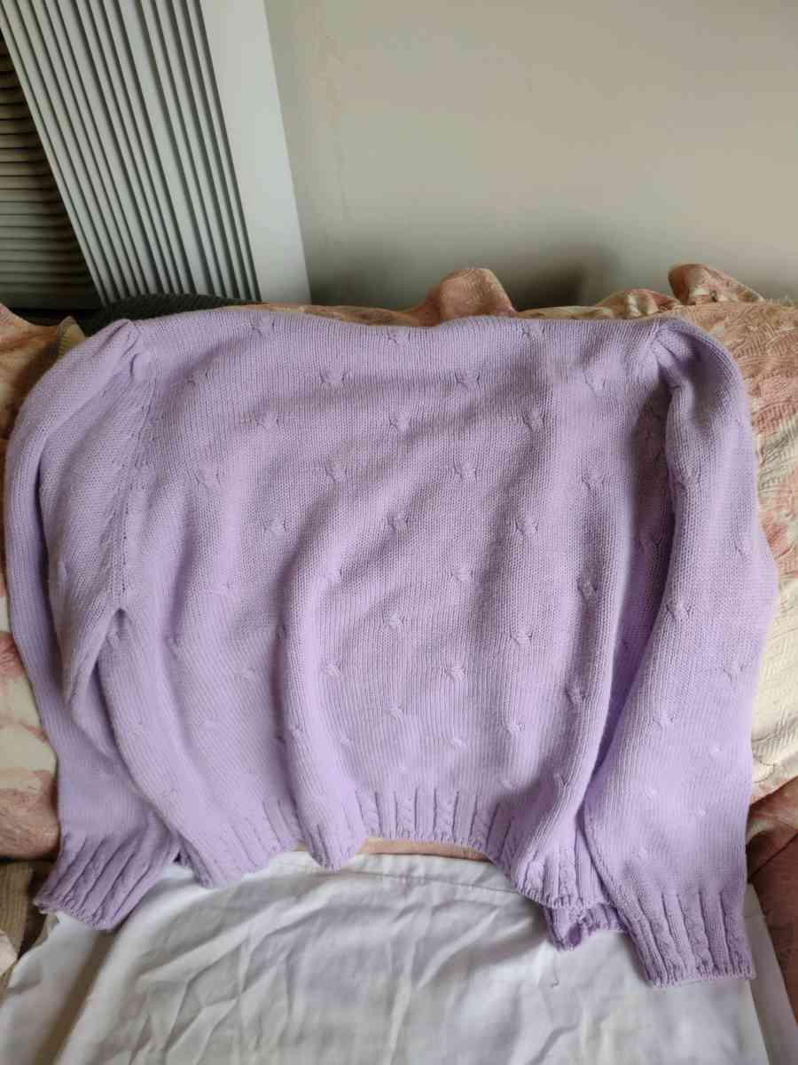 Purple Sweater - Gary, Indiana - FleaMarketBay