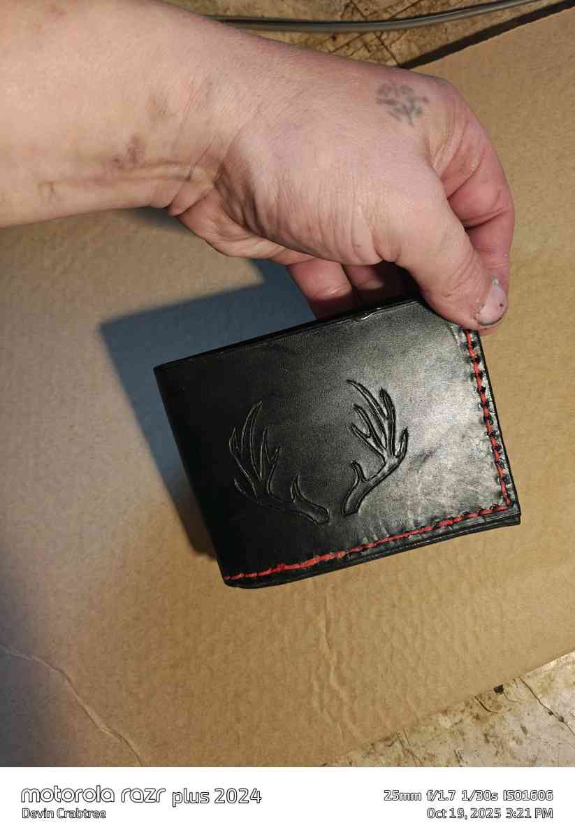 handcrafted leather wallet - Jackson, Ohio