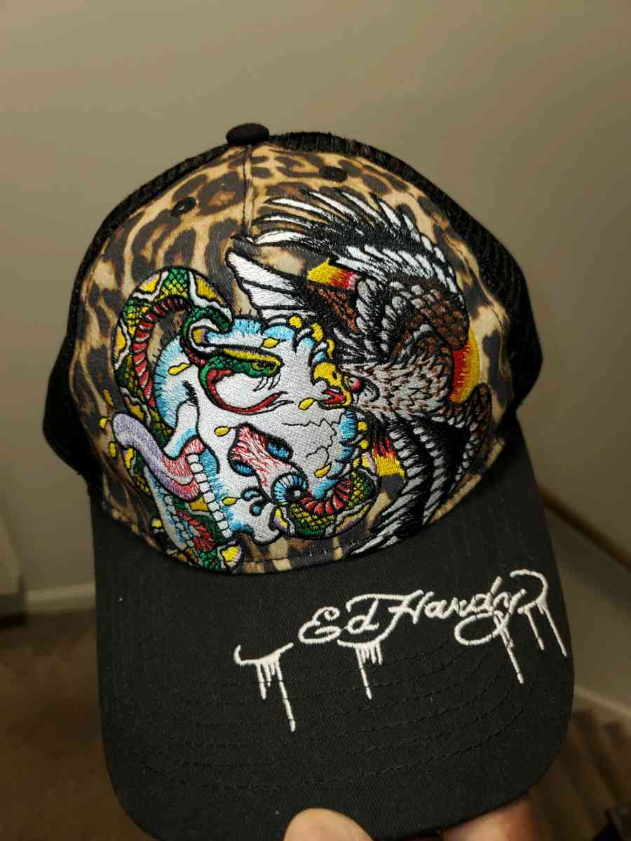 Ed hardy black snapback cap - Chester, Virginia