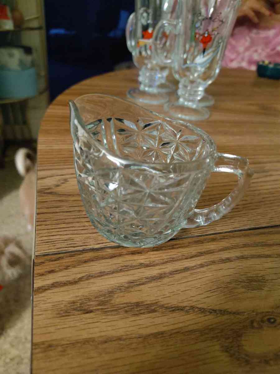 This is a Libbey Hobstar clear glass tumbler - Saint Joseph, Missouri - FleaMarketBay