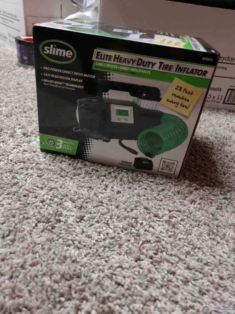 Slime tire inflator - Gary, Indiana - FleaMarketBay