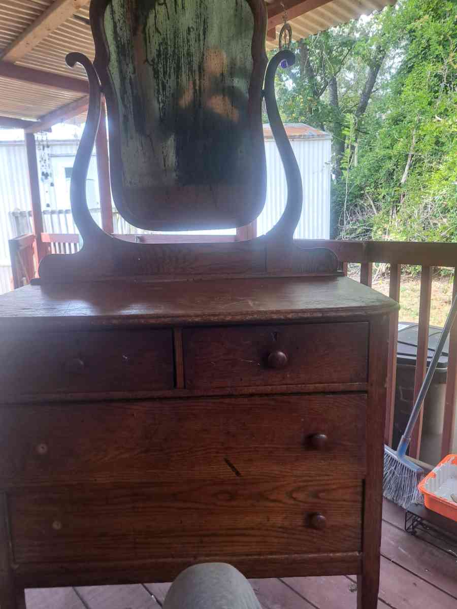 2 antique dressers dated bk to 1910 solid oak - Greenville, South Carolina - FleaMarketBay