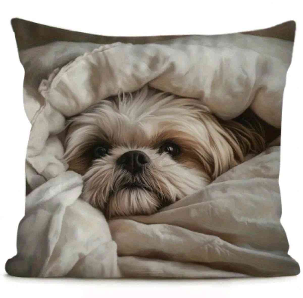 1pc Cute Shih Tzu Dog Pillow Cover - Palm Bay, Florida