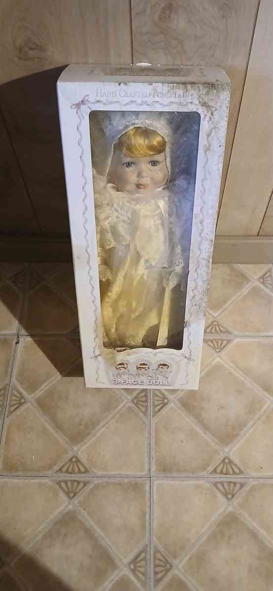 1 3 face porcelain doll - Cabot, Arkansas - FleaMarketBay