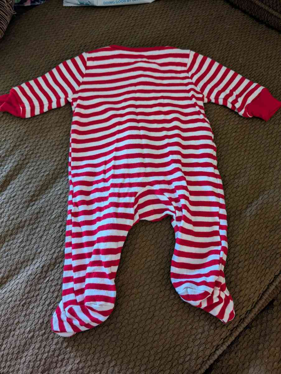 Baby Christmas Santa sleepsuit with feet - Savannah, Georgia - FleaMarketBay