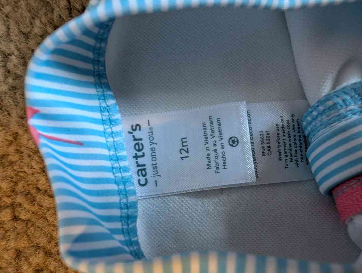 Baby swimwear bathing suit with flamingos - Savannah, Georgia - FleaMarketBay