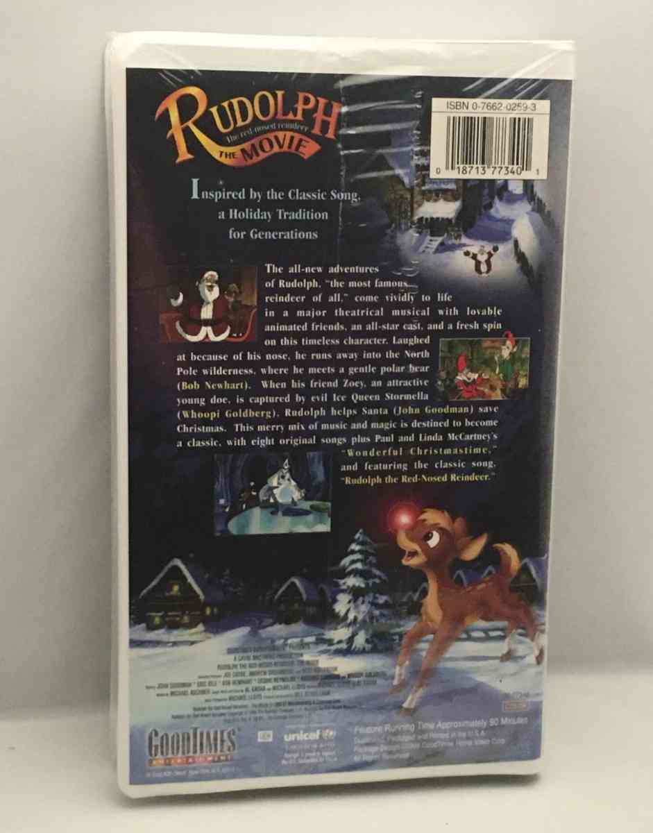 Rudolph the RedNosed Reindeer The Movie VHS 1998 SEALED see - Piscataway, New Jersey - FleaMarketBay
