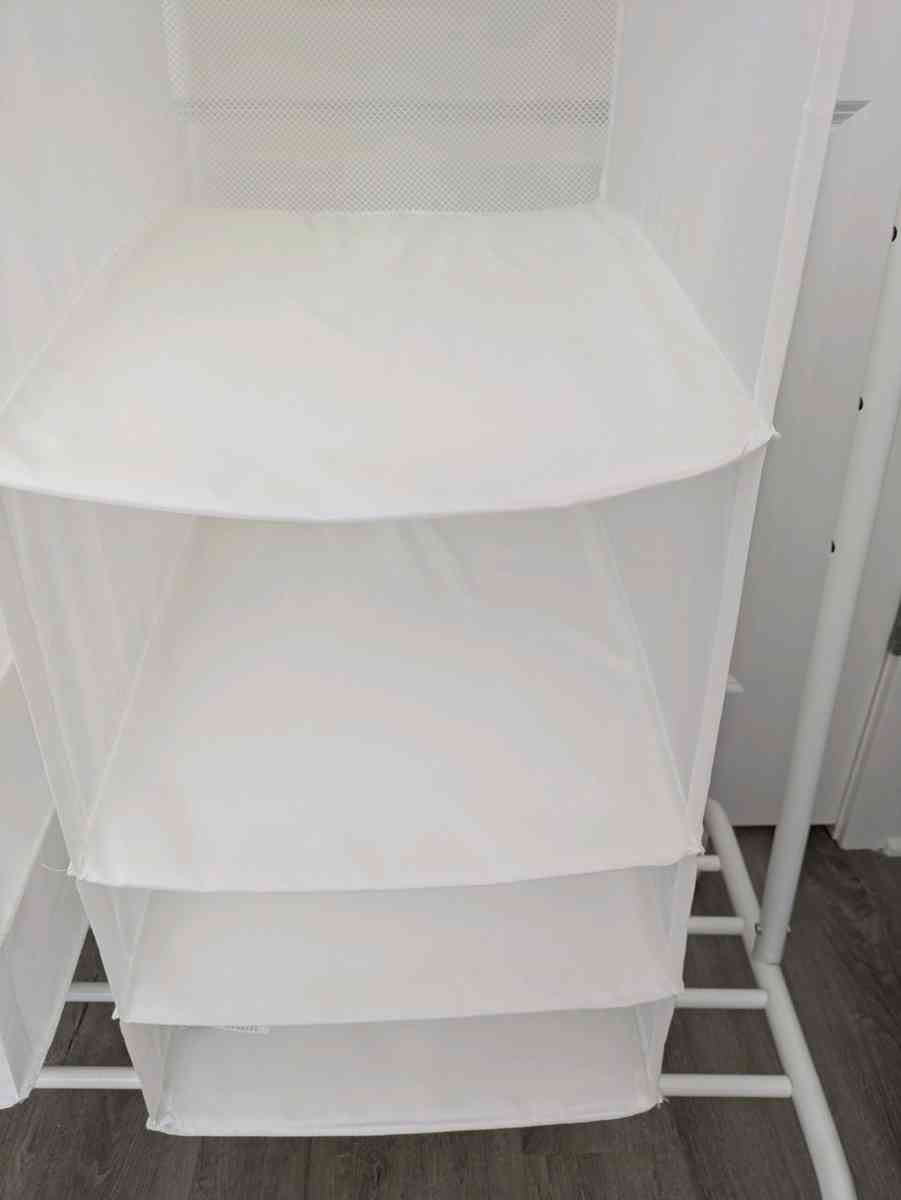 IKEA RIGGA Clothes Rack and 2 SKUBB Organizers - Chicago, Illinois - FleaMarketBay
