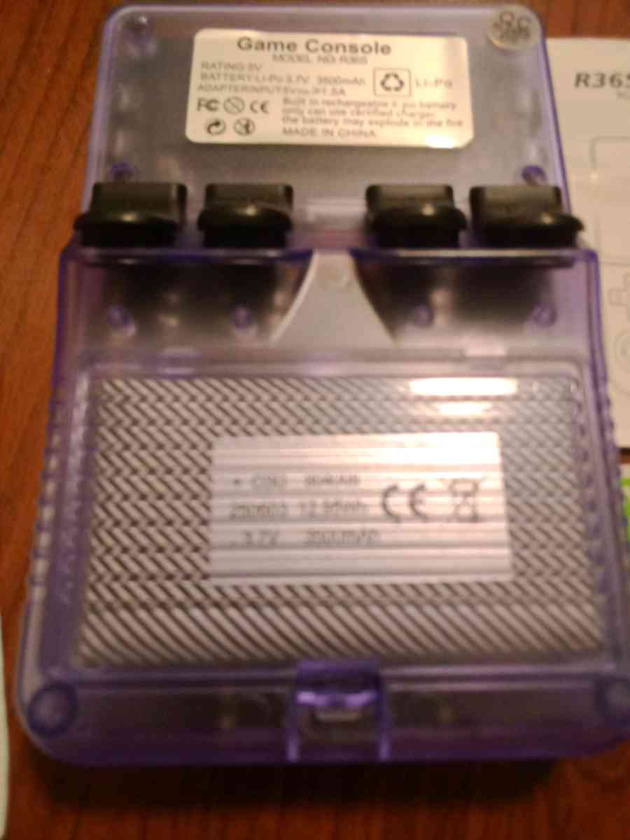 R36S purple portable game - Palatine, Illinois - FleaMarketBay