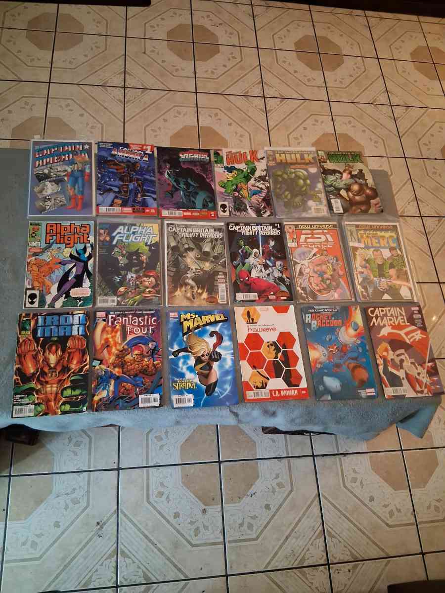 Lot Of 79 Marvel Comic Books And Magazine - North Hollywood, California - FleaMarketBay