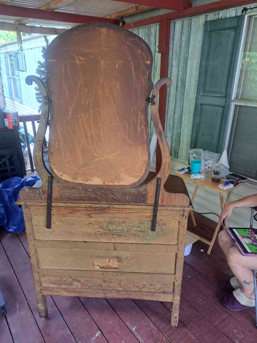 2 antique dressers dated bk to 1910 solid oak - Greenville, South Carolina - FleaMarketBay
