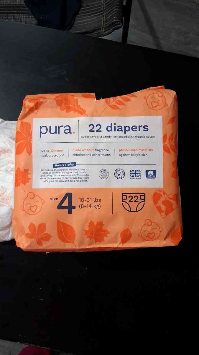 Pura diapers  size 4 count 22 - Amsterdam, New York