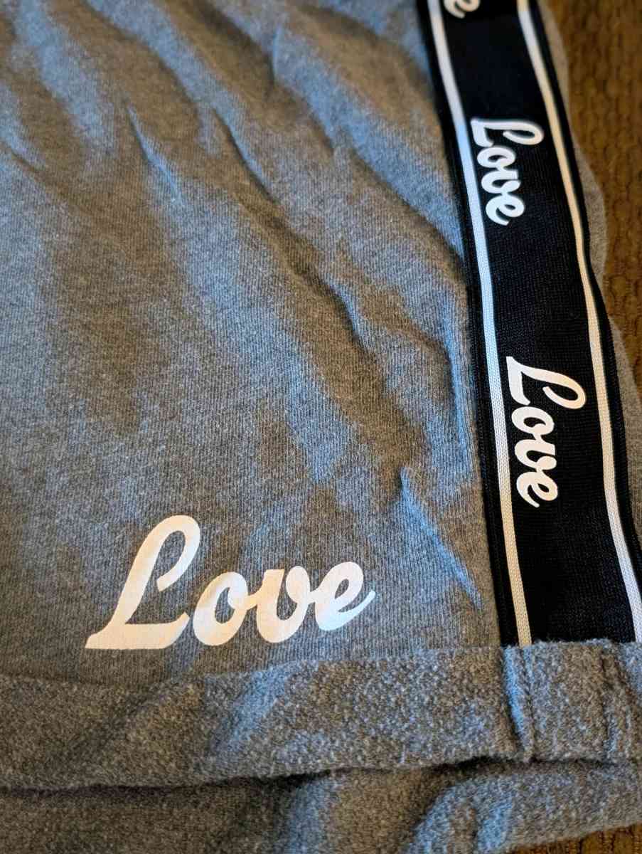 Gray Love shorts - Savannah, Georgia - FleaMarketBay