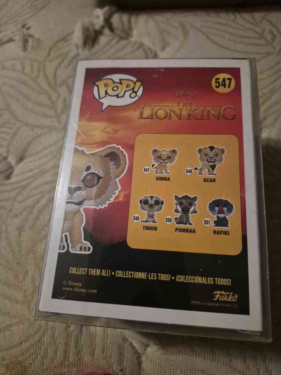 simba lion king  funko pop - Orem, Utah - FleaMarketBay