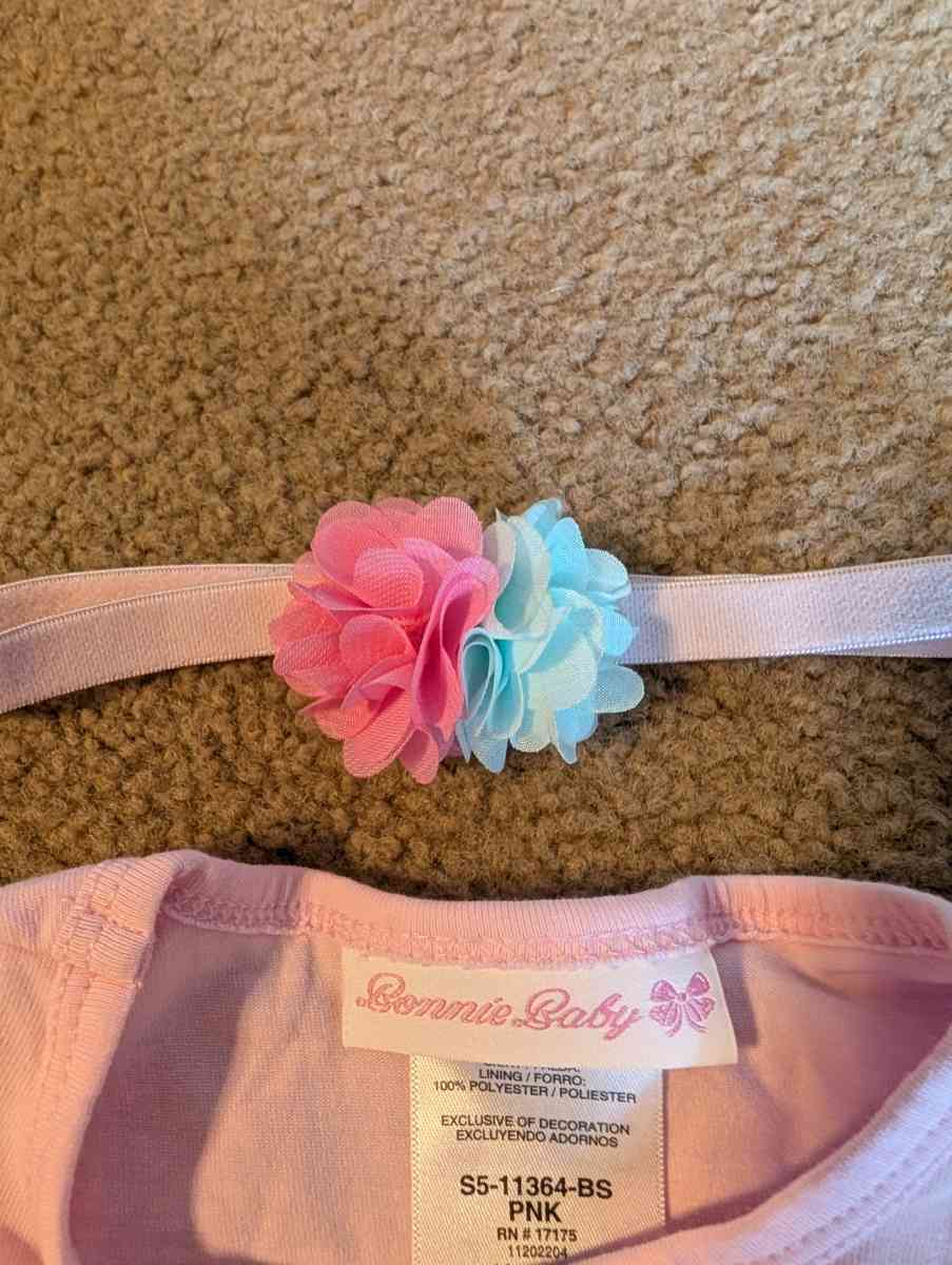 Baby 1st birthday dress with headband - Savannah, Georgia - FleaMarketBay