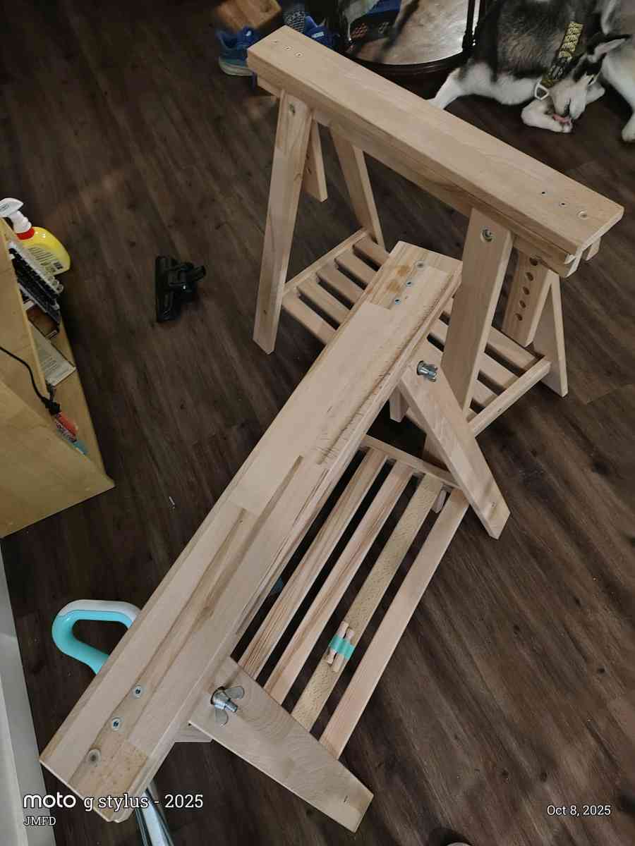 custom made saw horses - Portland, Oregon - FleaMarketBay