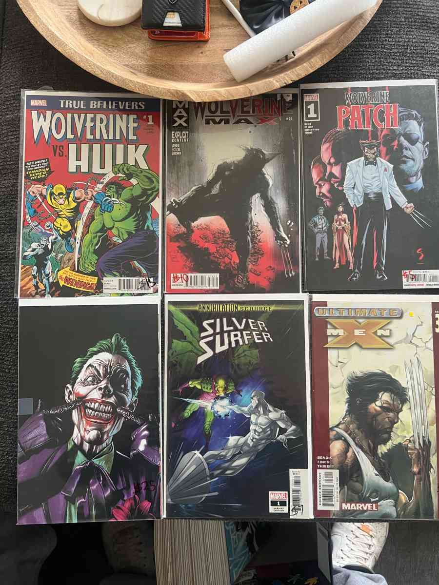 Comic Books Venom Spawn Wolverine Joker - Hanford, California - FleaMarketBay