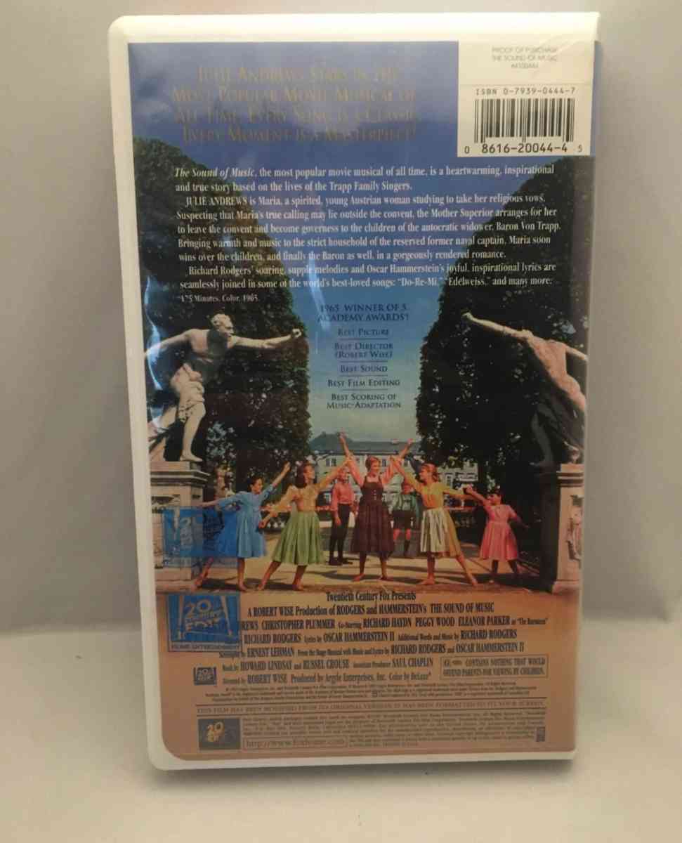 The Sound of Music VHS 1996 SEALED see description below for - Piscataway, New Jersey - FleaMarketBay