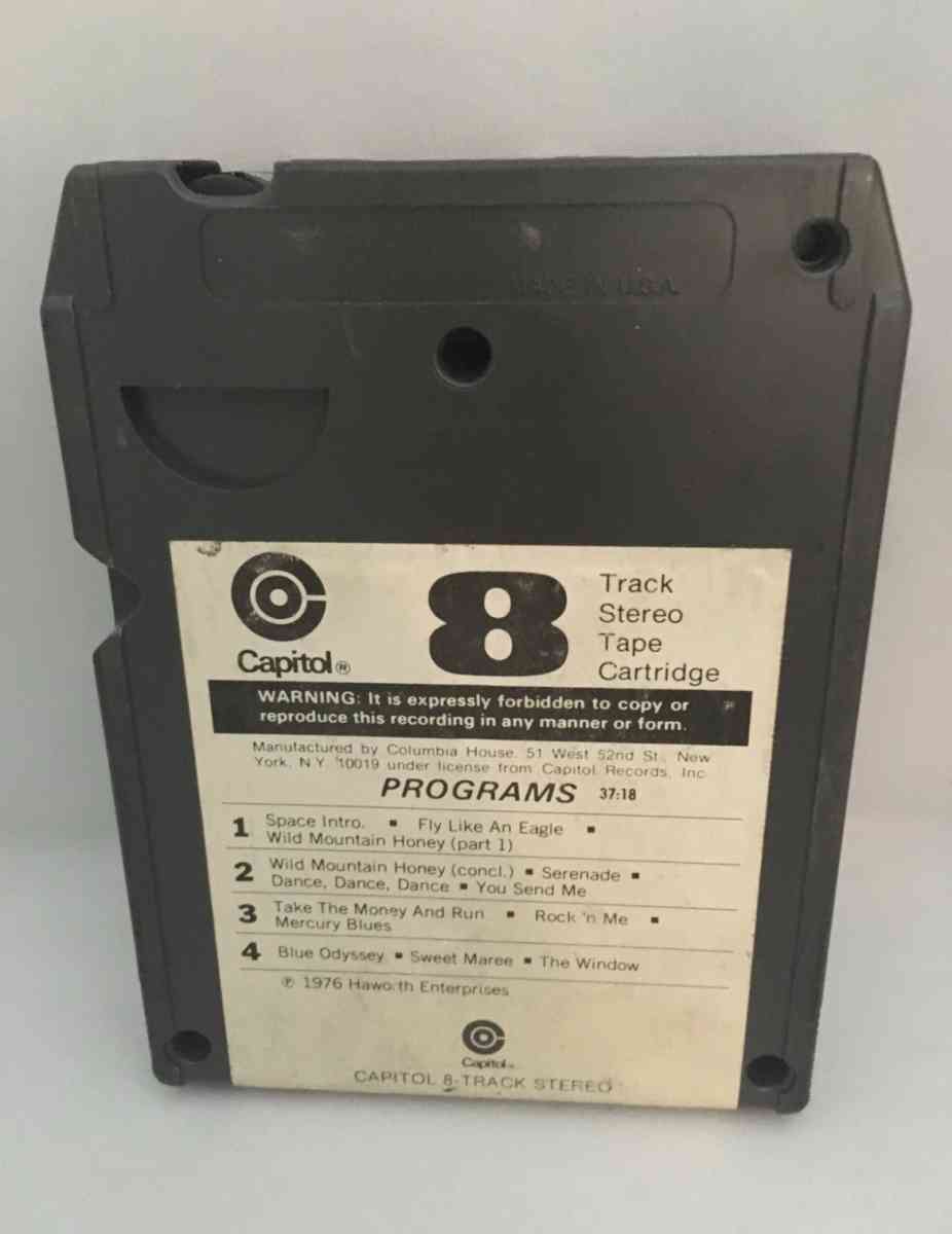 Steve Miller Band Fly Like An Eagle 8 Track used see details - Piscataway, New Jersey - FleaMarketBay