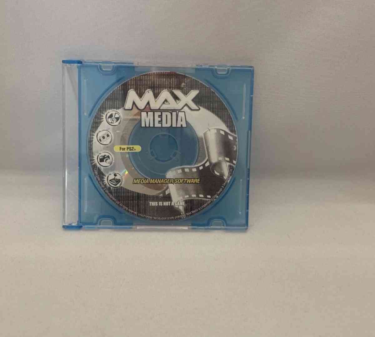 PS2 Max Media Manager Software Mini Disk used see details be - Piscataway, New Jersey