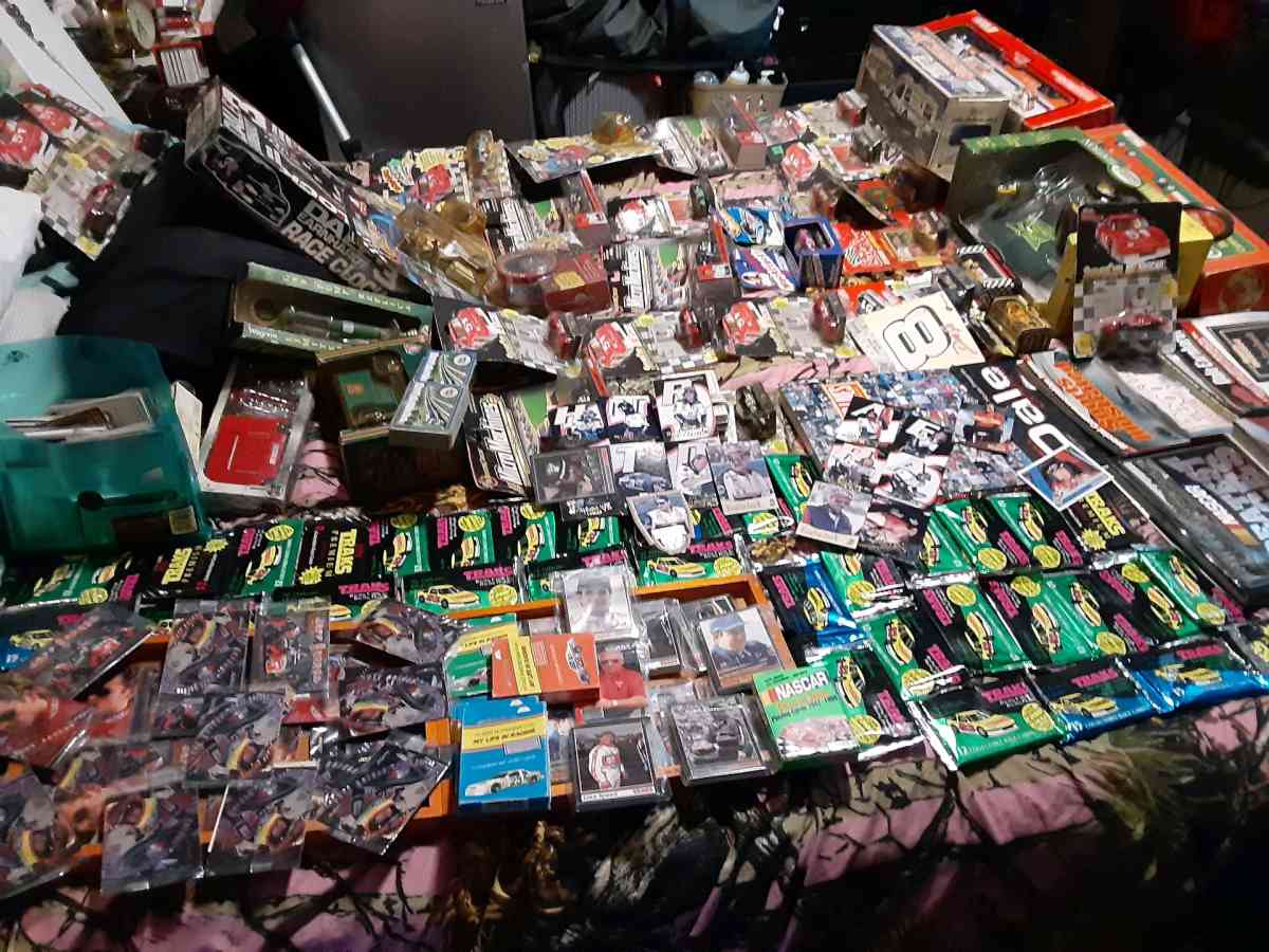 racing collection  cards cars pictures figures lots of stuff - Athens, Georgia - FleaMarketBay