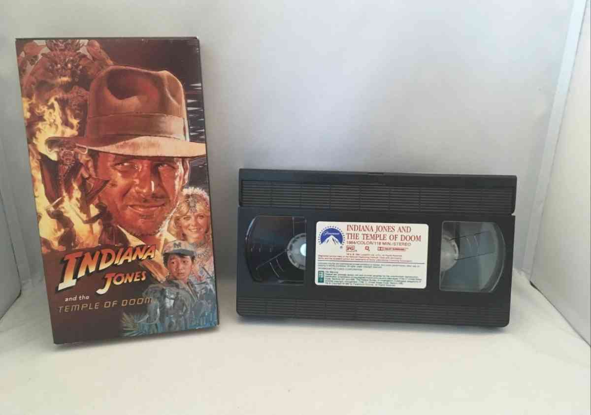 Indiana Jones VHS 3Tape BOX Set used good condition see belo - Piscataway, New Jersey - FleaMarketBay