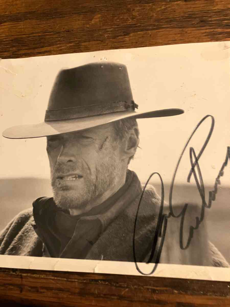 autograph picture client Eastwood