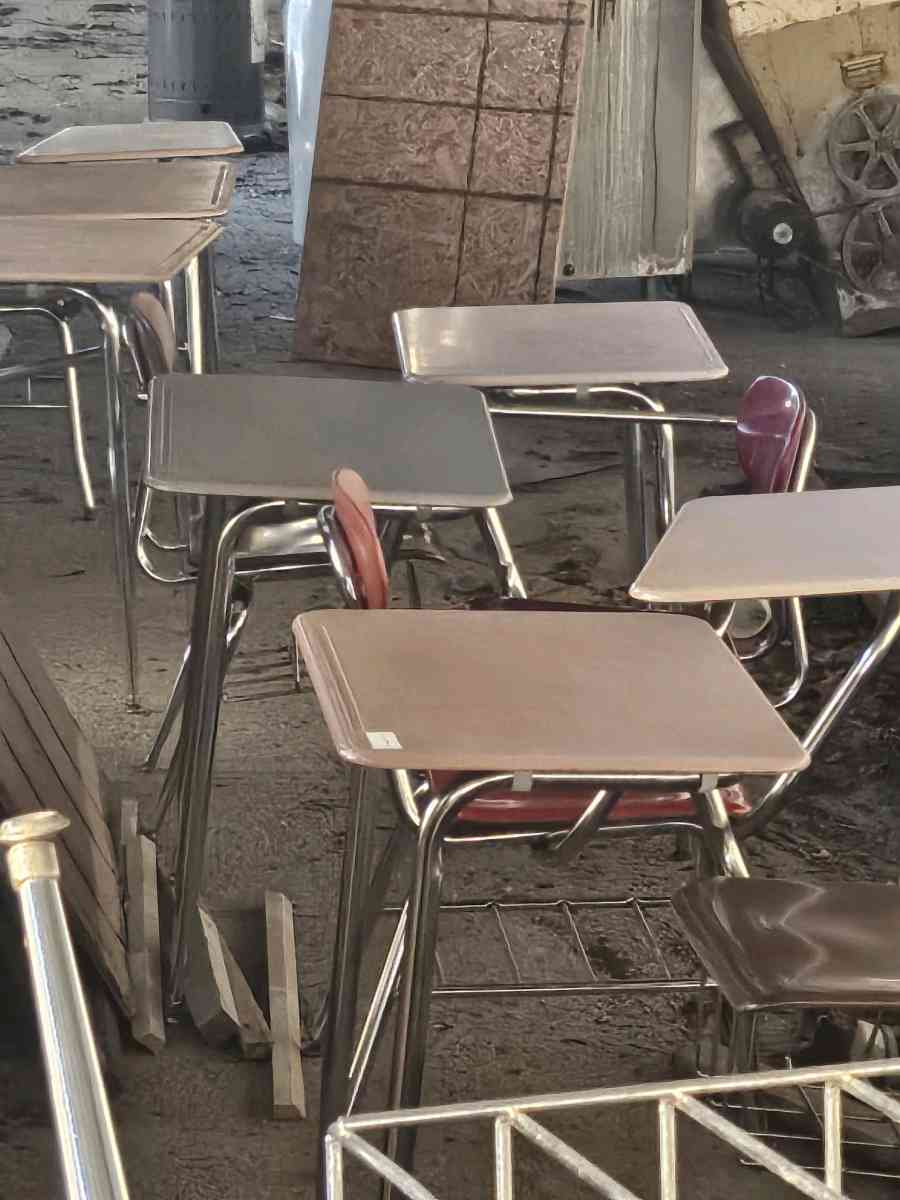 School desk three dollars each - Elwood, Indiana