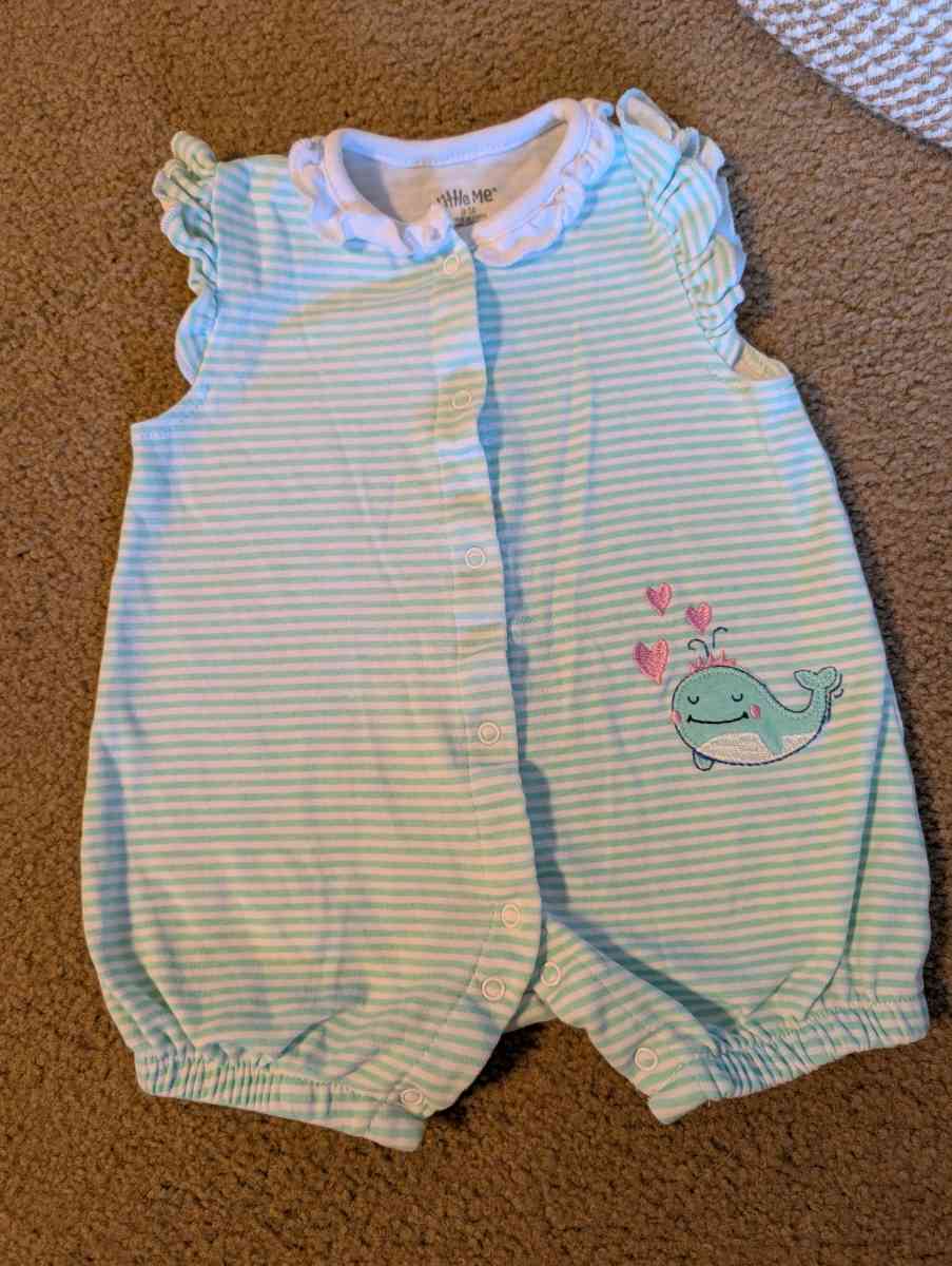 Baby Romper with a whale - Savannah, Georgia