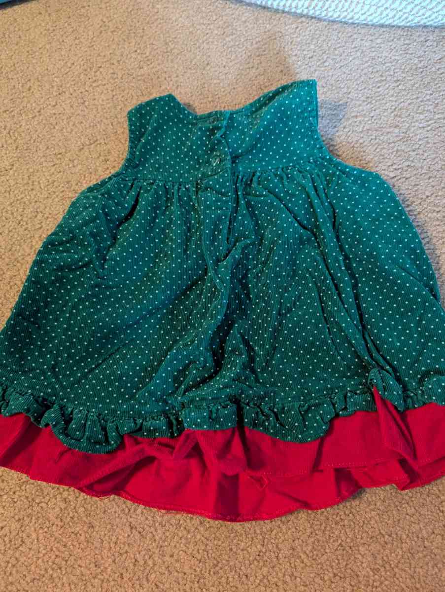 Girl Christmas dress with ginger bread girls - Savannah, Georgia - FleaMarketBay