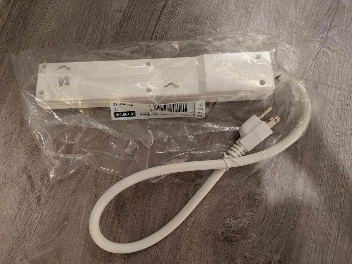 NEW UNUSED IKEA Koppla 6 Outlet Power Strip - Chicago, Illinois - FleaMarketBay