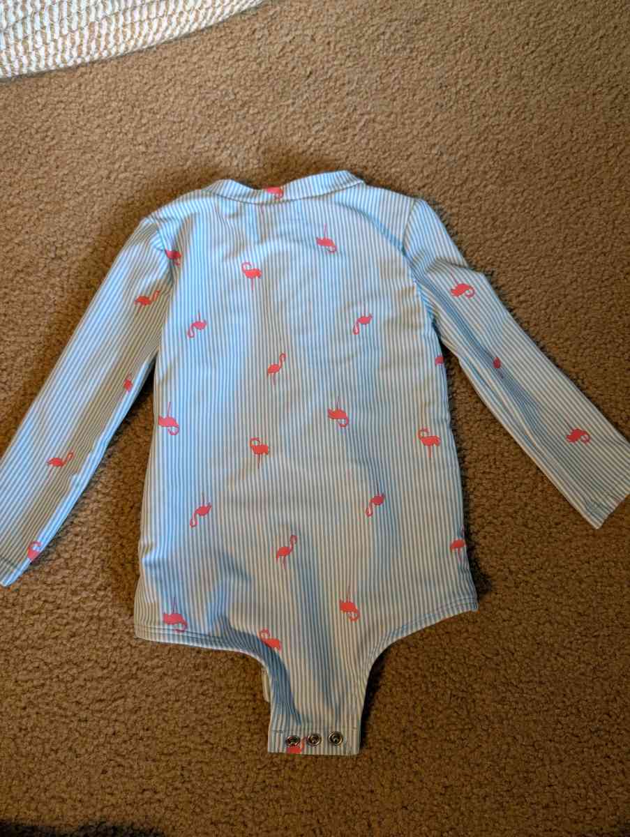 Baby swimwear bathing suit with flamingos - Savannah, Georgia - FleaMarketBay
