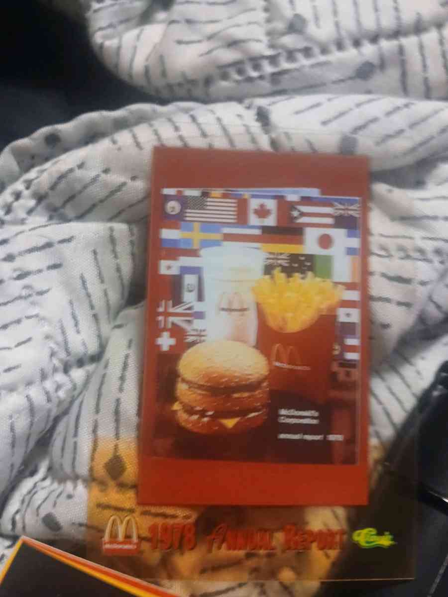 McDonalds cards - Fayette, Ohio - FleaMarketBay