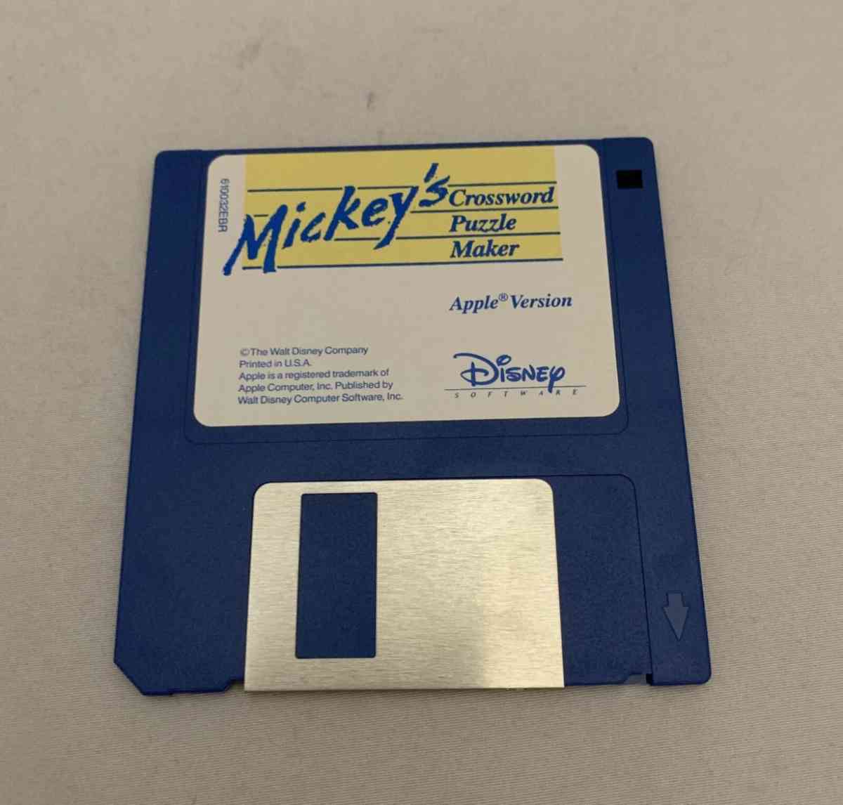 Disney Software Mickeys Crossword Puzzle Maker  User Guide U - Piscataway, New Jersey - FleaMarketBay