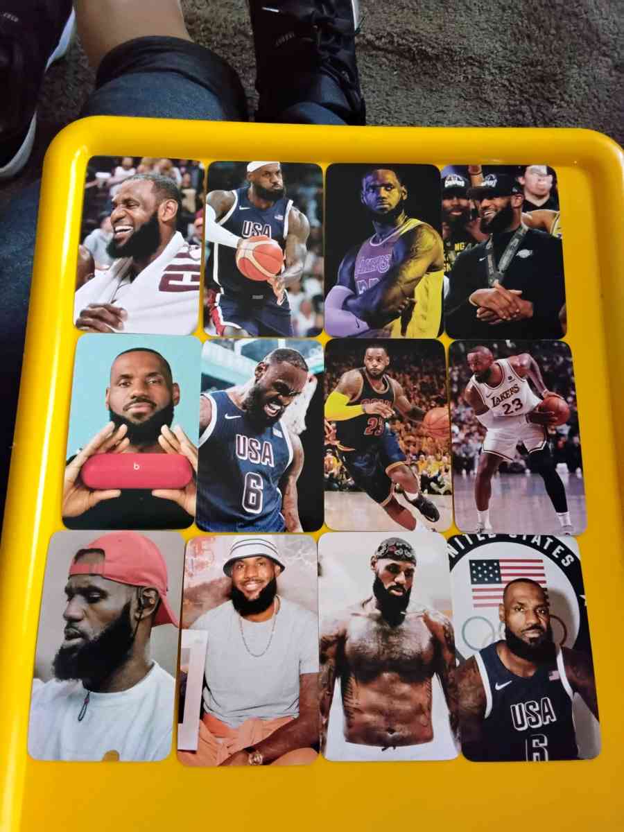 LEBRON JAMES LOMO PICTURE BASKETBALL CARDS LOT 60 - Atlanta, Georgia - FleaMarketBay