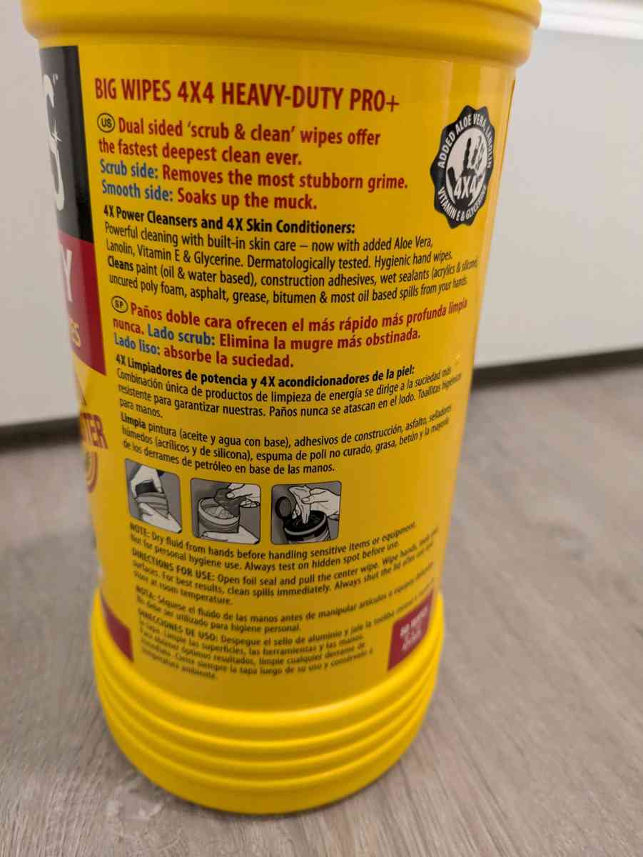 Big Wipes Heavy Duty Pro - Chicago, Illinois - FleaMarketBay