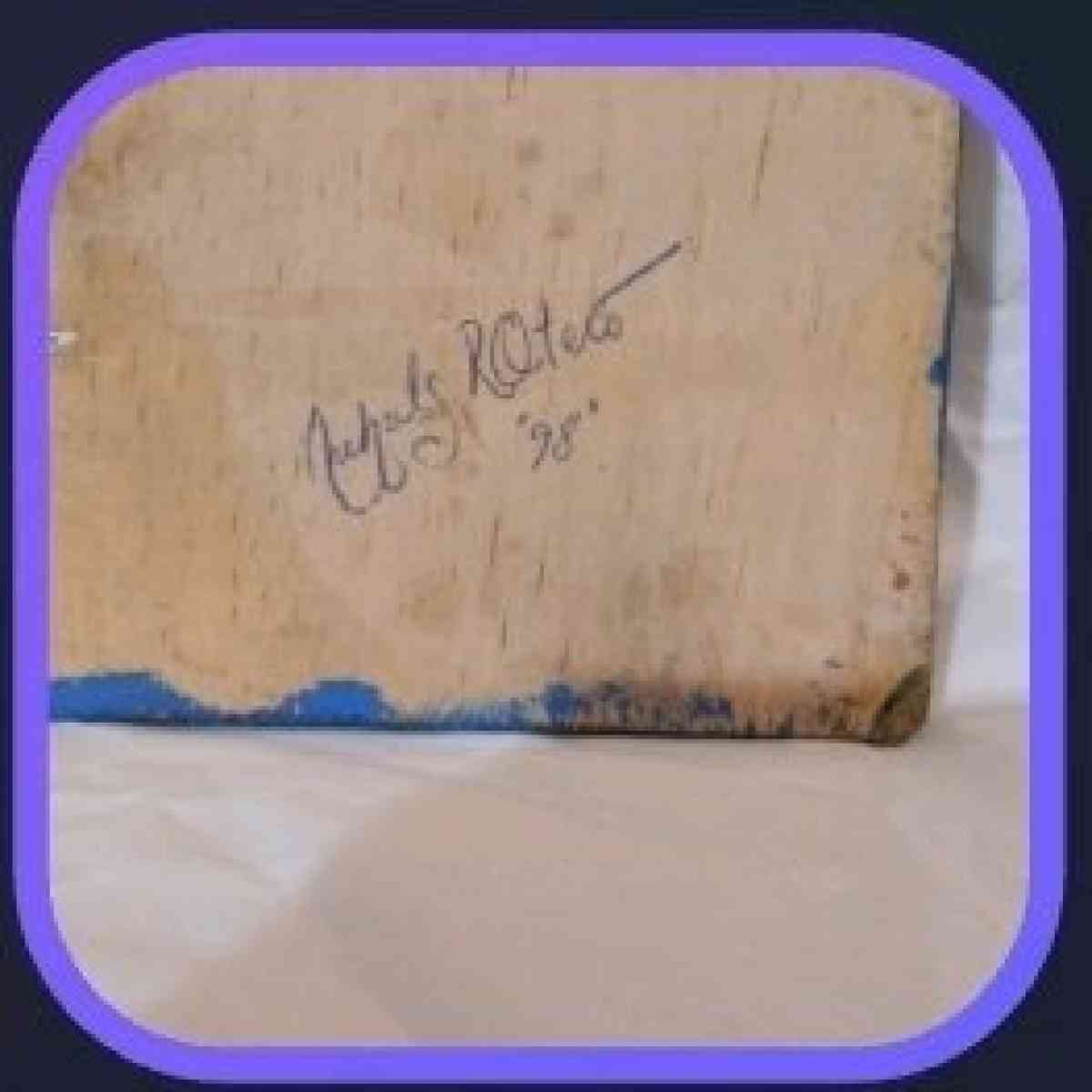 painting folk art wood hand painted - Albuquerque, New Mexico - FleaMarketBay