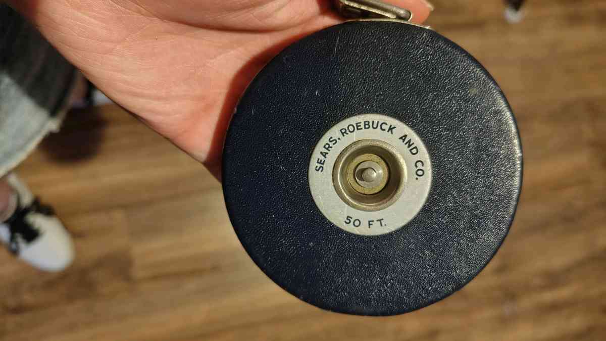 Sears Roebuck and Co silver plated 50ft craftsman tape measu - Peoria, Arizona - FleaMarketBay