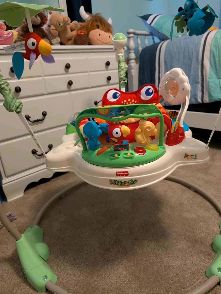 Fisher Price Rainforest Jumperoo Baby Bouncer - Savannah, Georgia - FleaMarketBay