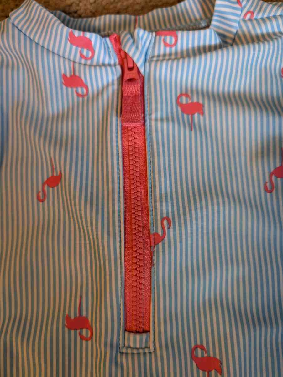 Baby swimwear bathing suit with flamingos - Savannah, Georgia - FleaMarketBay