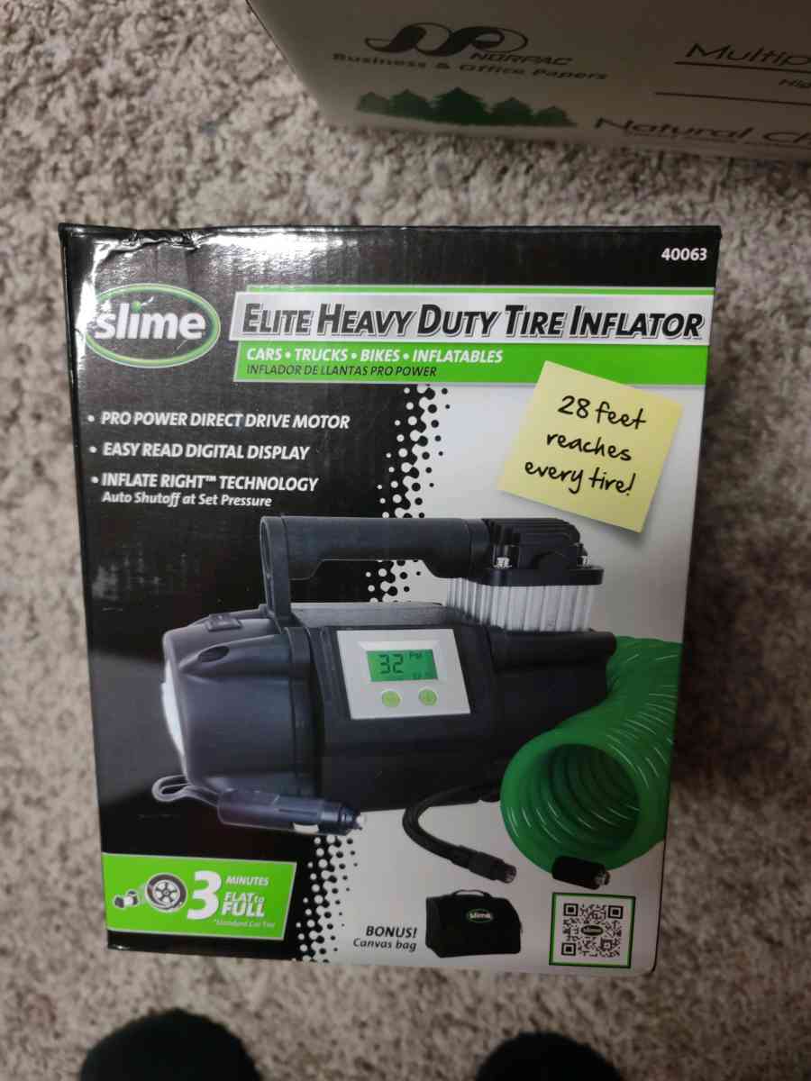 Slime tire inflator - Gary, Indiana - FleaMarketBay