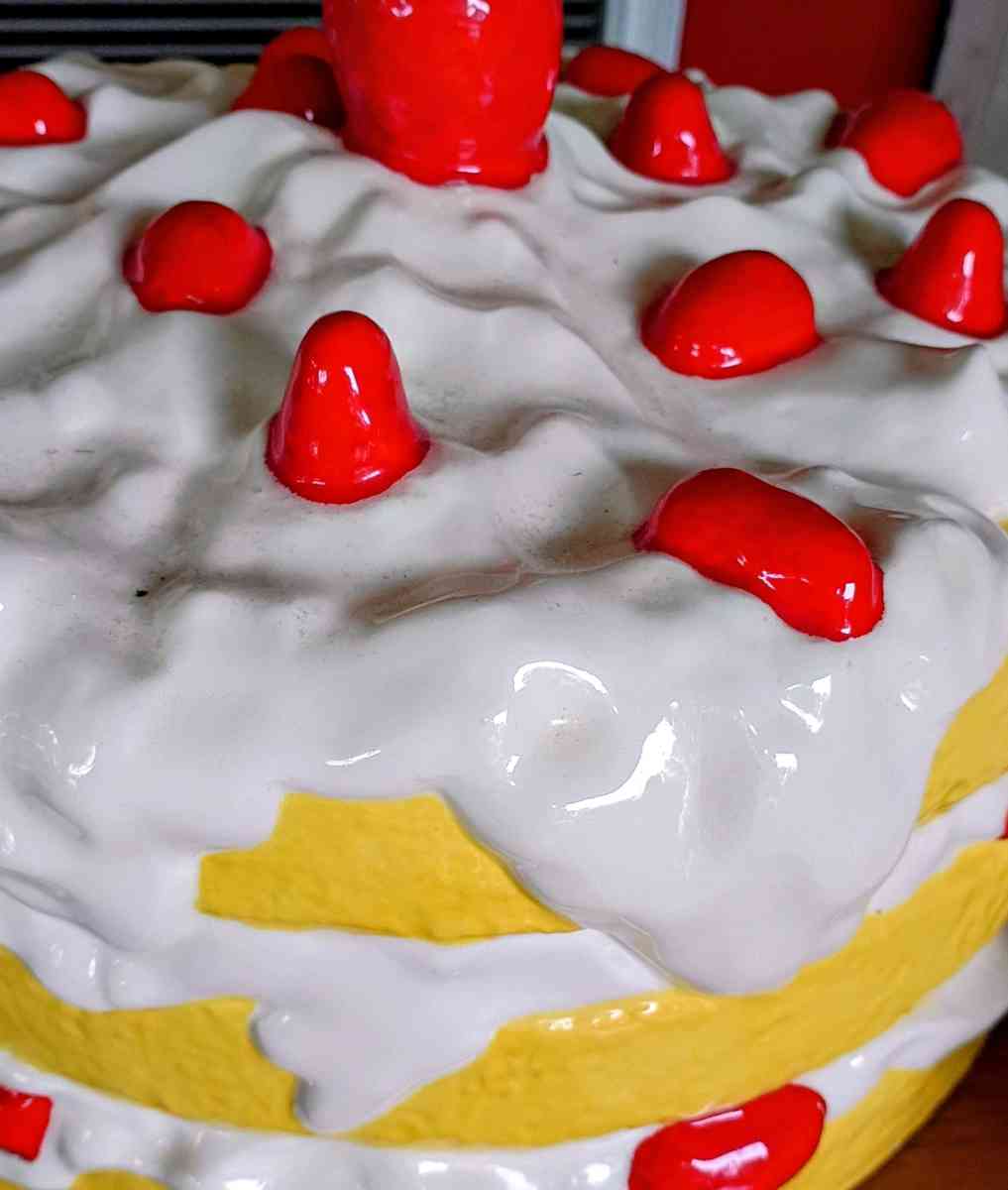 Vintage Strawberry Shortcake Cake Plate stand and dome - Andalusia, Alabama - FleaMarketBay