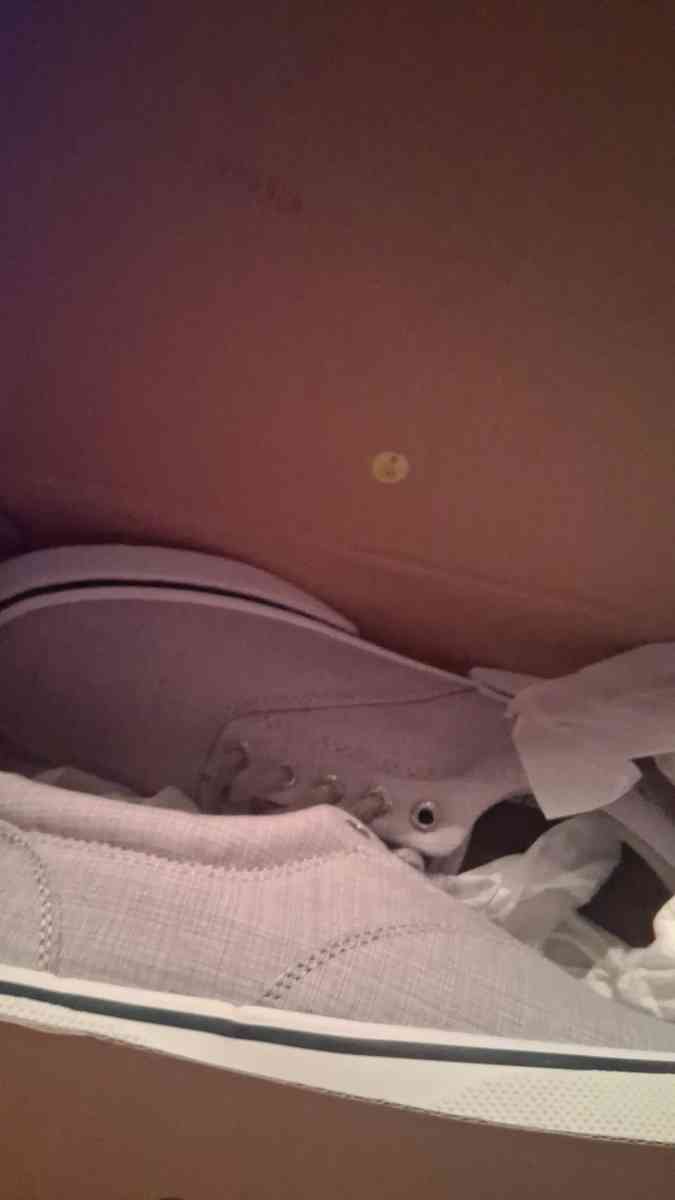 mens Sperry top sider boat shoes grey and black new in box - O Brien, Florida - FleaMarketBay