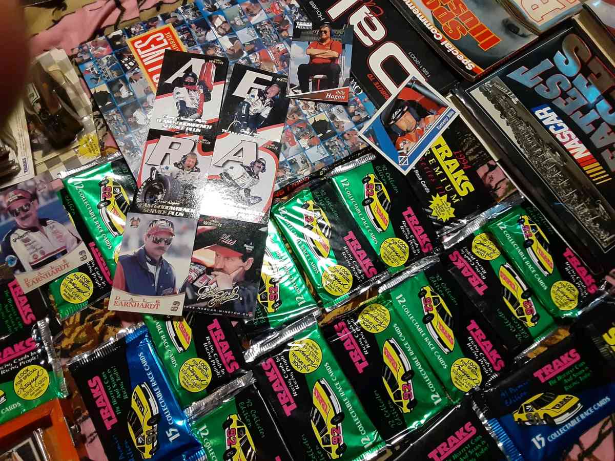 racing collection  cards cars pictures figures lots of stuff - Athens, Georgia