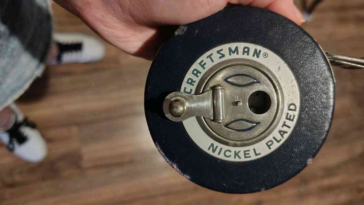 Sears Roebuck and Co silver plated 50ft craftsman tape measu - Peoria, Arizona - FleaMarketBay