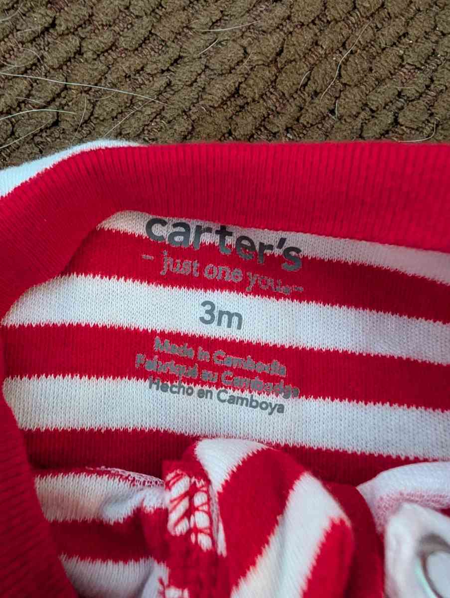 Baby Christmas Santa sleepsuit with feet - Savannah, Georgia - FleaMarketBay