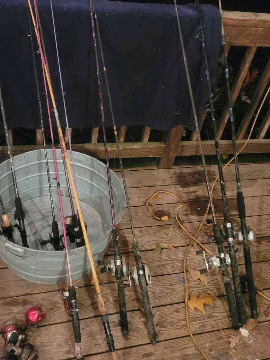fishing rods and reels - Denton, North Carolina - FleaMarketBay